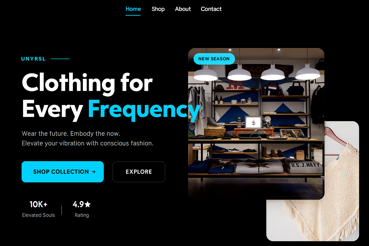Clothing Brand Template Preview