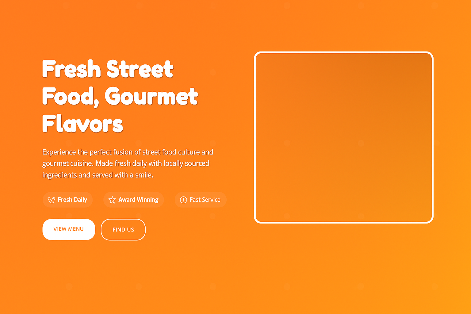 Food Truck Template Preview