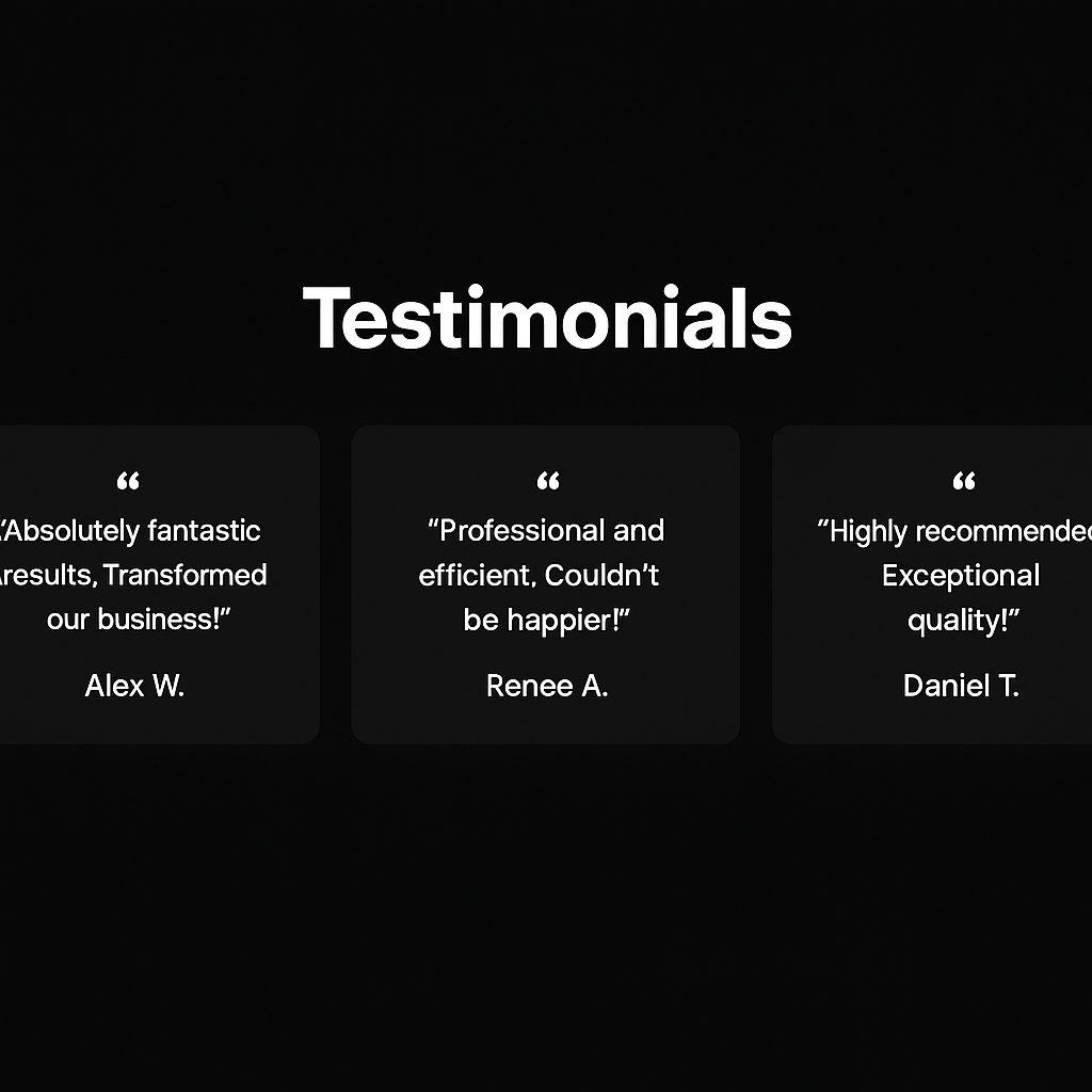 Testimonials
